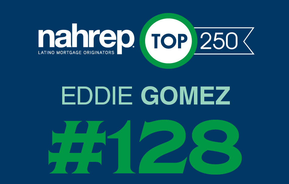 Nahrep award Top number 128 for Eddie Gomez.